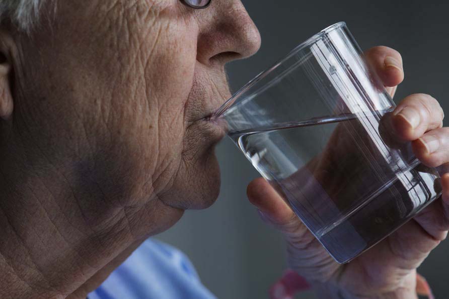 Beware of dehydration in the elderly  